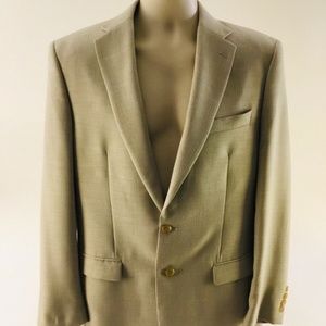 Lauren Ralph Lauren Tan Mens Blazer Size 40L